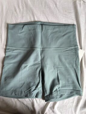 lululemon athletica Crater Blue 6in wunder train shorts